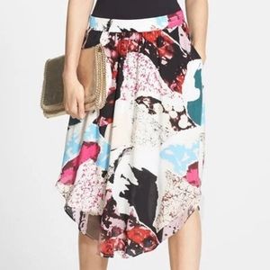 Tildon Abstract Print Skirt